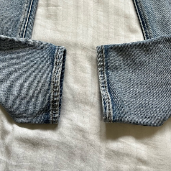 Aritzia Denim Forum The Yoko High Rise Slim Jean Light Blue size 24 - Picture 11 of 16
